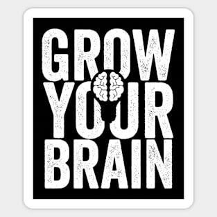 Grow Your Brain Sticker